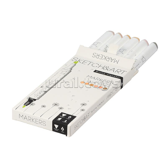 Набор двусторонних скетч-маркеров