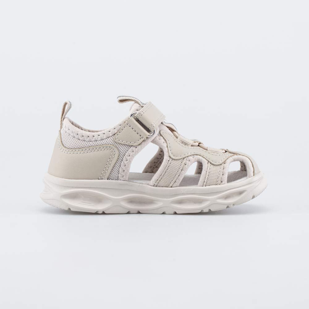 бежевый туфли летние малодетская, дошкольная Комбинирован.