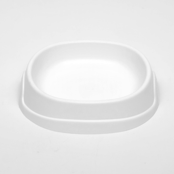 Миска №1 «Нулевка», 200 мл, 13.5×12.5×3 см, пластик, белая перламутровая