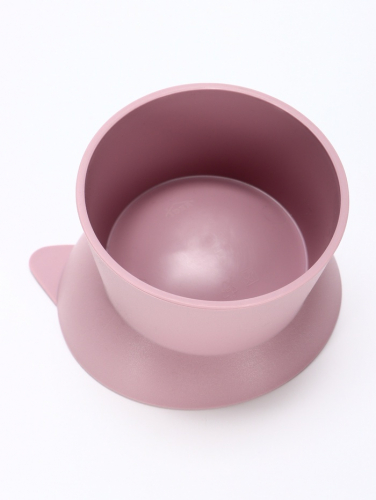Миска для животных КИСА  0,2л, Soft-touch, лавандовый