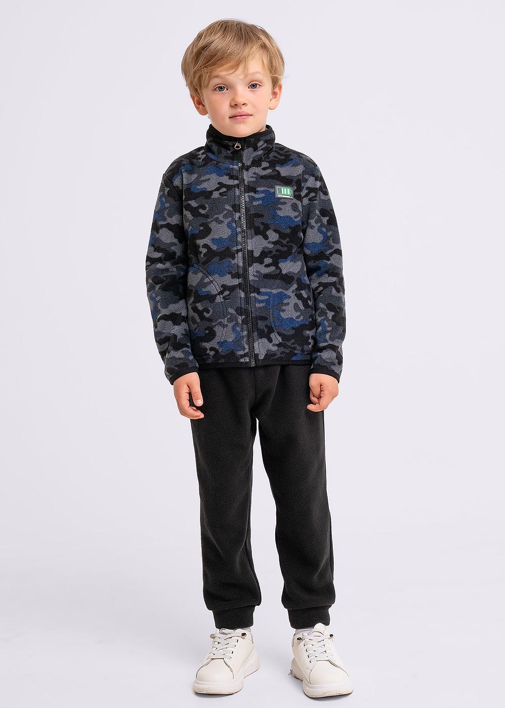 Ст.цена 650р CLE 746755лн Толстовка детская для мальчика 746755лн т.серый/синий