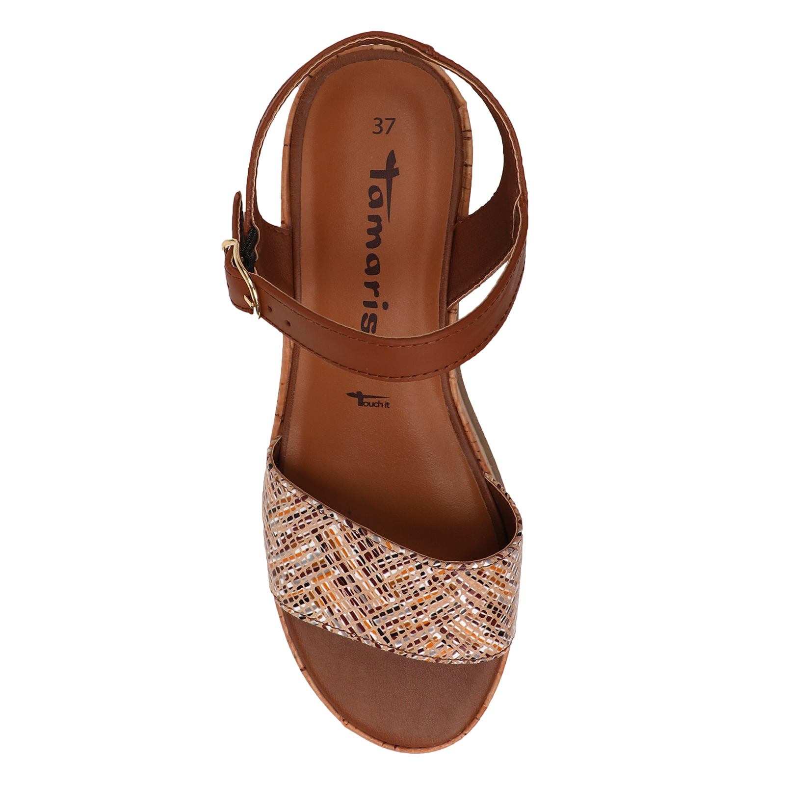 Женские сандалии TAMARIS DAMARA 4197926, коричневый