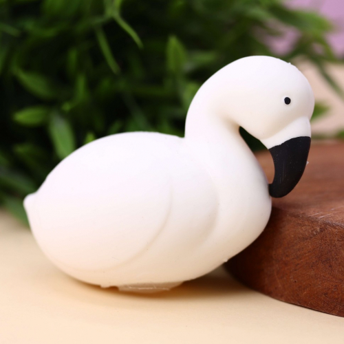 Мялка - антистресс «Squeeze flamingo», шоу-бокс 12 шт.