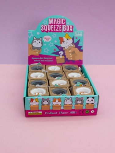 Мялка - антистресс «Magic animal box», шоубокс 12 шт.