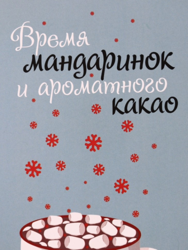 Скетчбук «Время мандаринок», 14х20 см,  плотность 100 гр