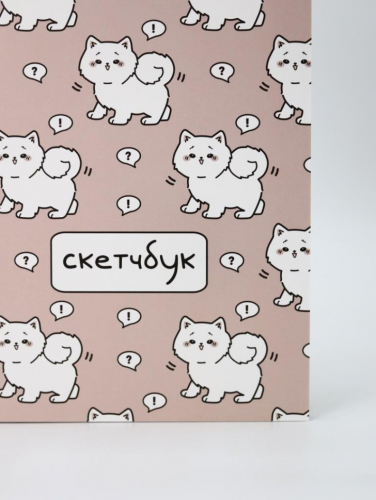 Скетчбук Аниме «Many white cat», 14х20 см,  плотность 100 гр