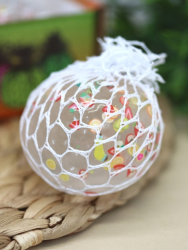 Мялка - антистресс «Fruit ball», mix, шоу-бокс 12 шт.