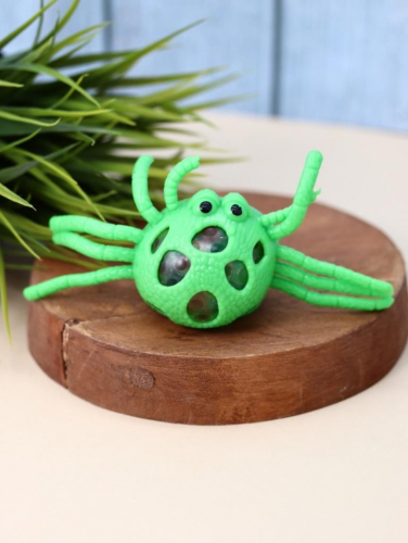 Мялка - антистресс «Squeeze spider», шоу-бокс 12 шт.