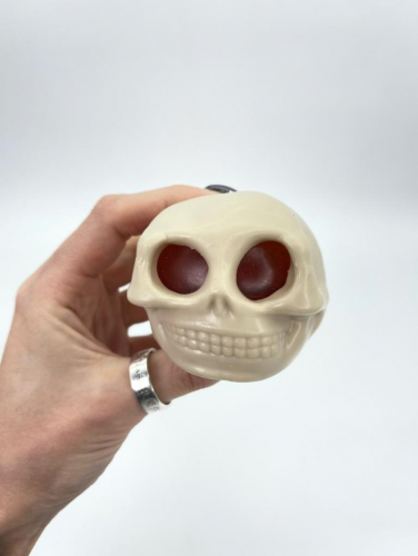 Мялка - антистресс «Skull brains», шоу-бокс 12 шт.
