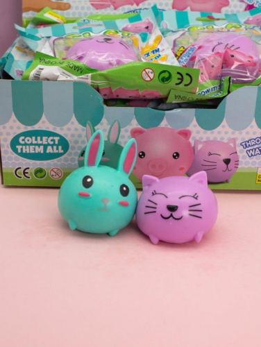 Мялка - антистресс «Cute pets», шоубокс 12 шт.