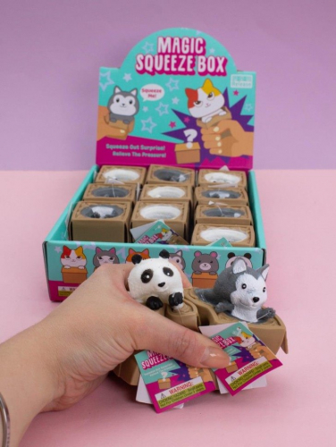 Мялка - антистресс «Magic animal box», шоубокс 12 шт.