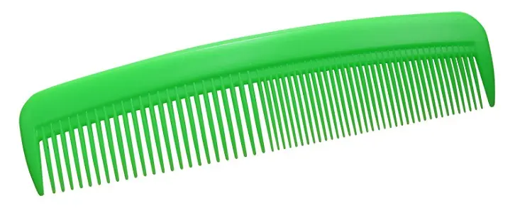Расческа SZ-8218 Acid Green (кислотно-зелёный), SZ, opp032, x, комбинир.средняя