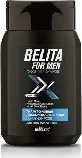 Белита For MEN Основной уход гиалуроновый Лосьон п/бритья д/всех тип.кожи(150мл).20