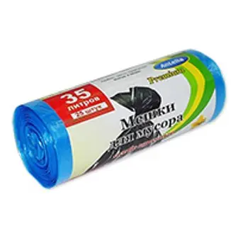 Мешки для мусора Антелла /71667/ (35л/25шт) Nicky Home Premium HDPE/10мкм. 50