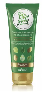 Белита Pure Green Бальзам д/в против перхоти Себонормализующий уход и объем (200мл).10