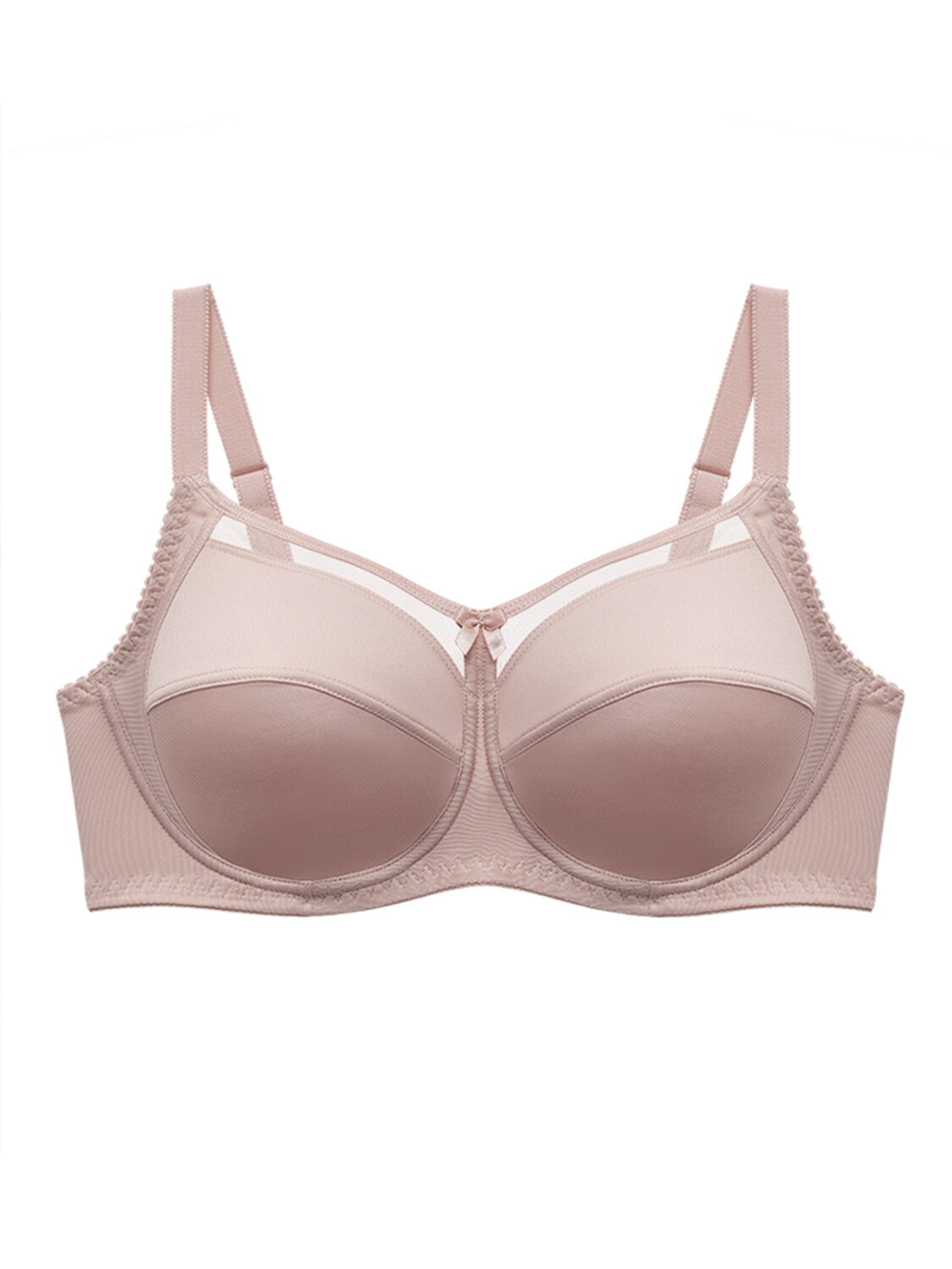 ст. цена2240руб.! Omsa Бюстгальтер OmD 1173L EVERYDAY Бюстгальтер с мягкой чашкой с сеткой (горизонтальный шов)Peonia (Розовый)