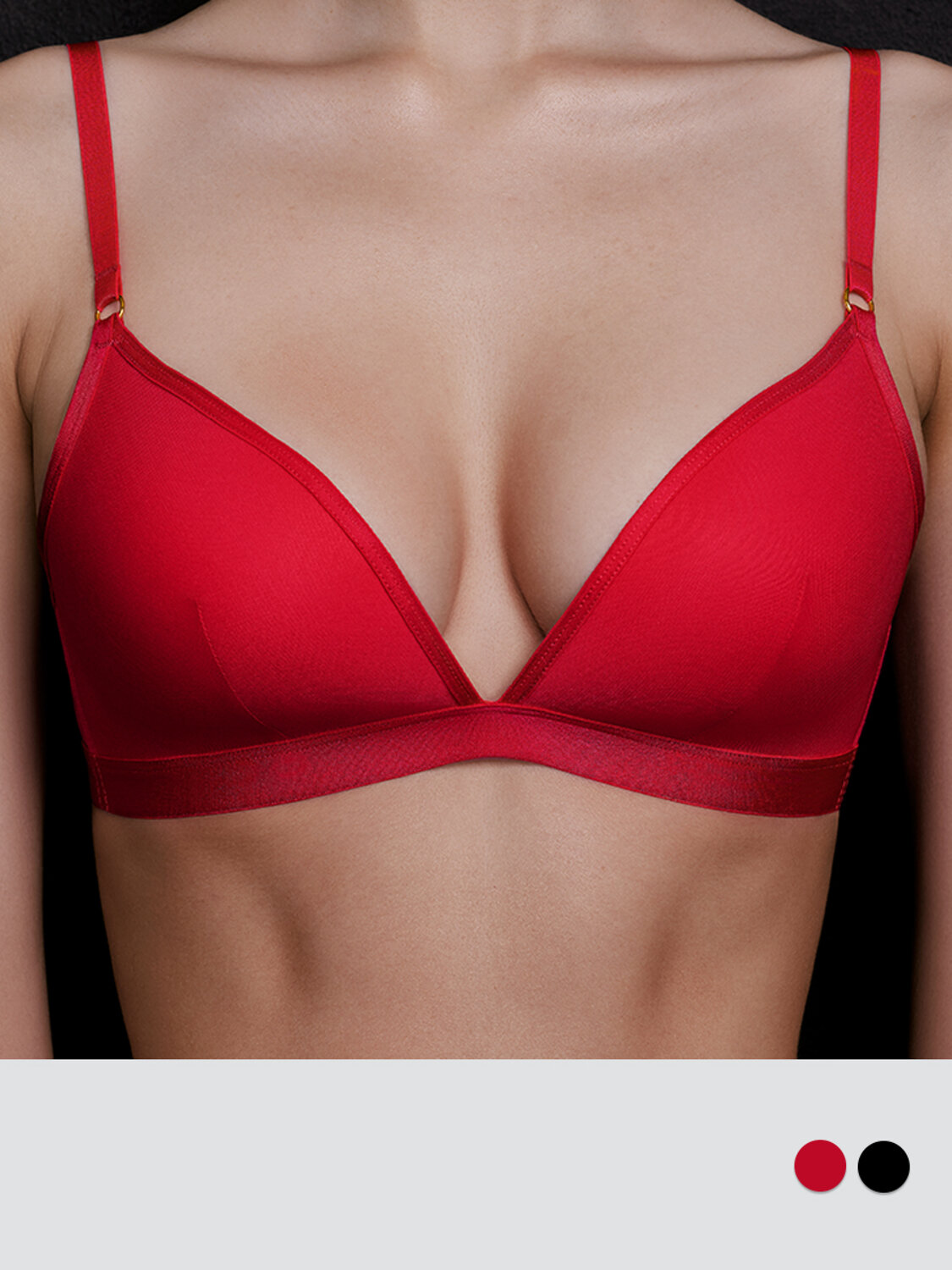 ст. цена1066руб.! Minimi Бюстгальтер LMi_T_NEON_1106-01SS Бюстгальтер Триангл с формованной чашкойRosso (Красный)
