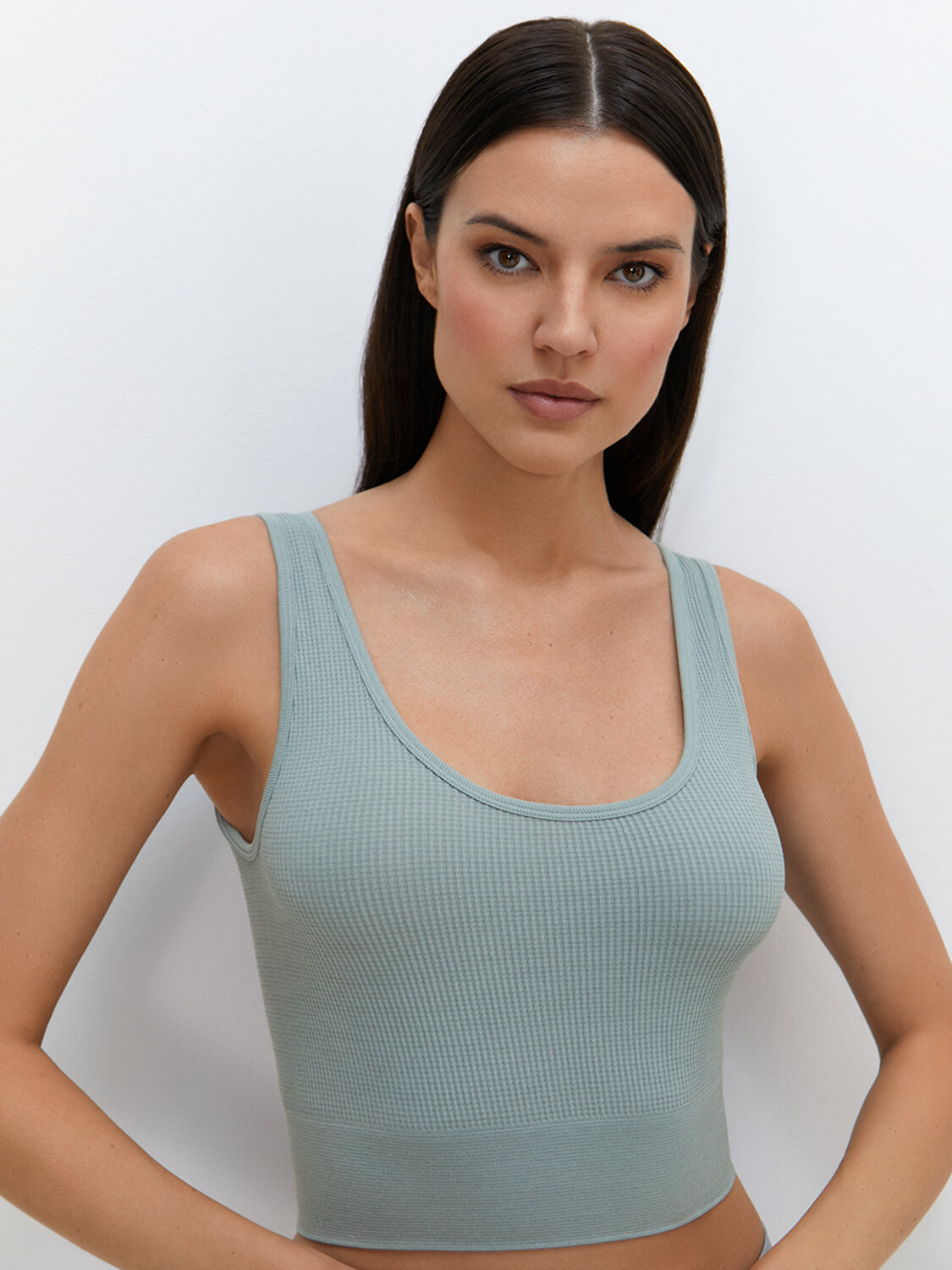 ст. цена400руб.! Omsa Топ БOmD_S Lurex Wafle 1242-03SS Майка