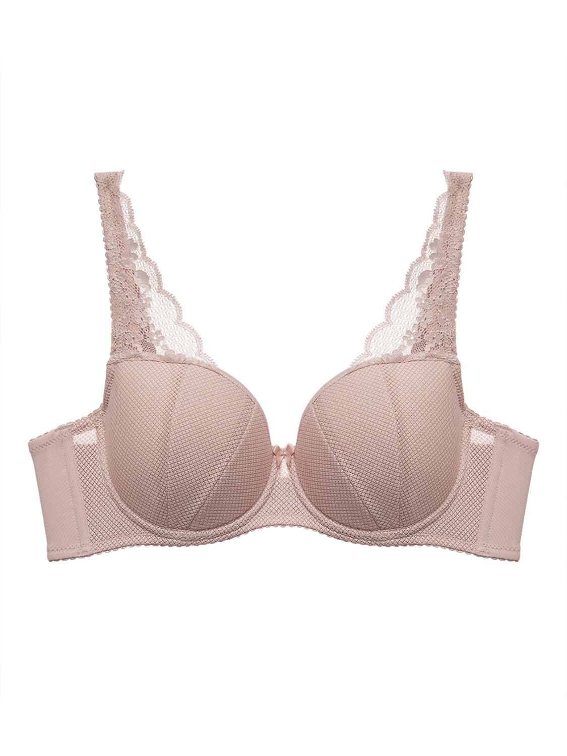 ст. цена3400руб.! Omsa Бюстгальтер OmD 1161L EVERYDAY Бюстгальтер Бандо на тонком поролоне (с тройным членением)Peonia (Розовый)