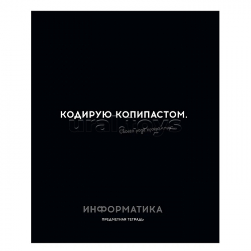Тетрадь 48л. клетка Информатика 