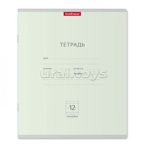 Тетрадь 12 л., линия, классика Pastel ассорти