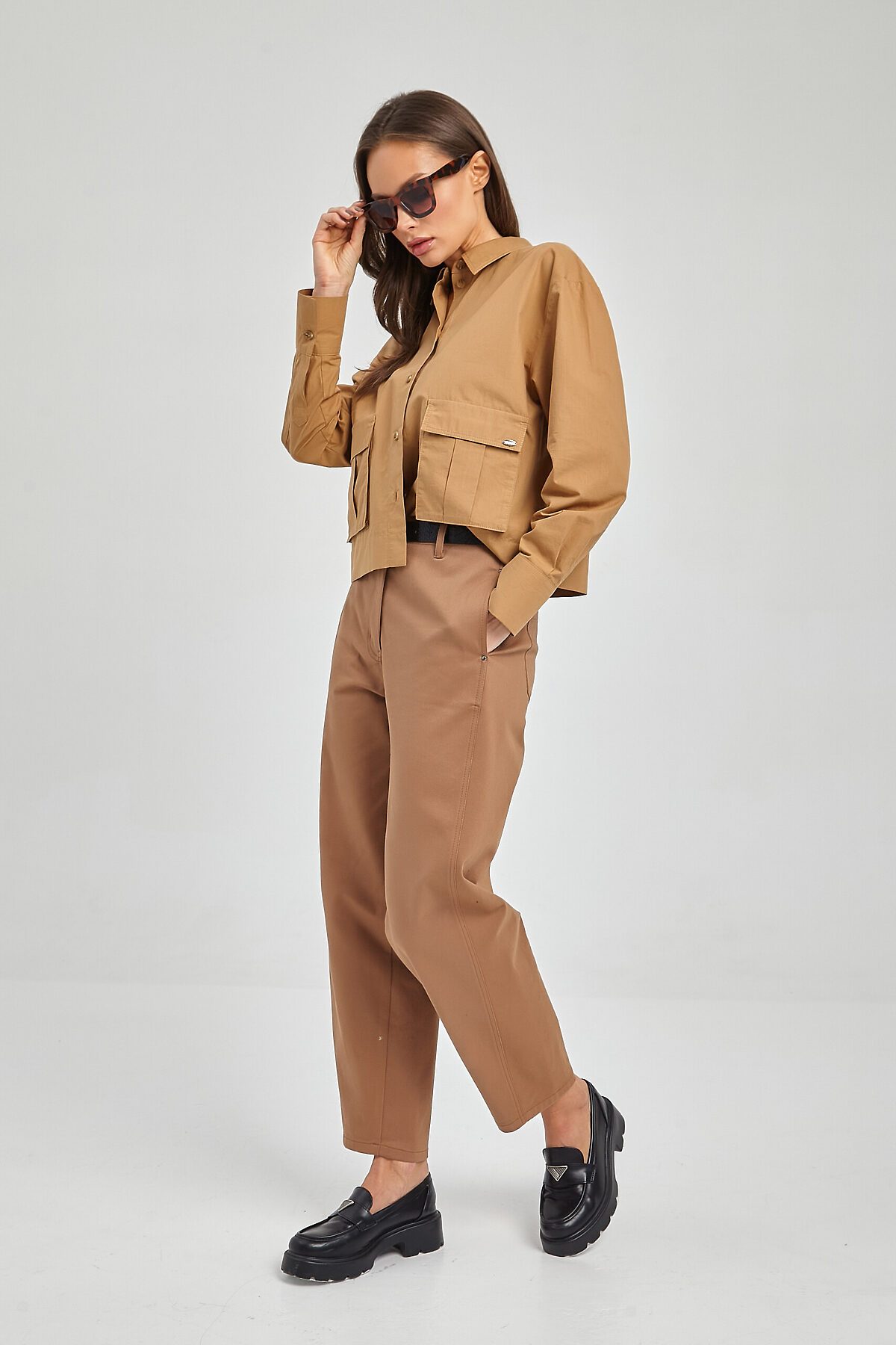 Брюки STILLA, 1084333 240629-5043-21 Тёмно бронзовый