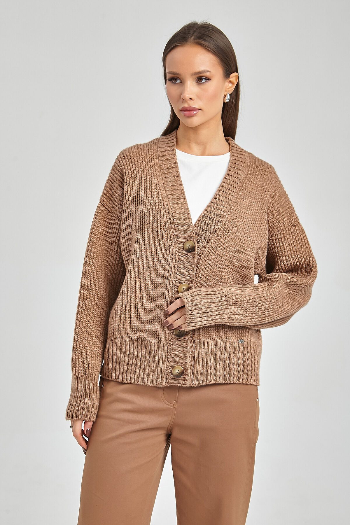 Кардиган STILLA, 1084340 245106-0025-21 Тёмно бронзовый