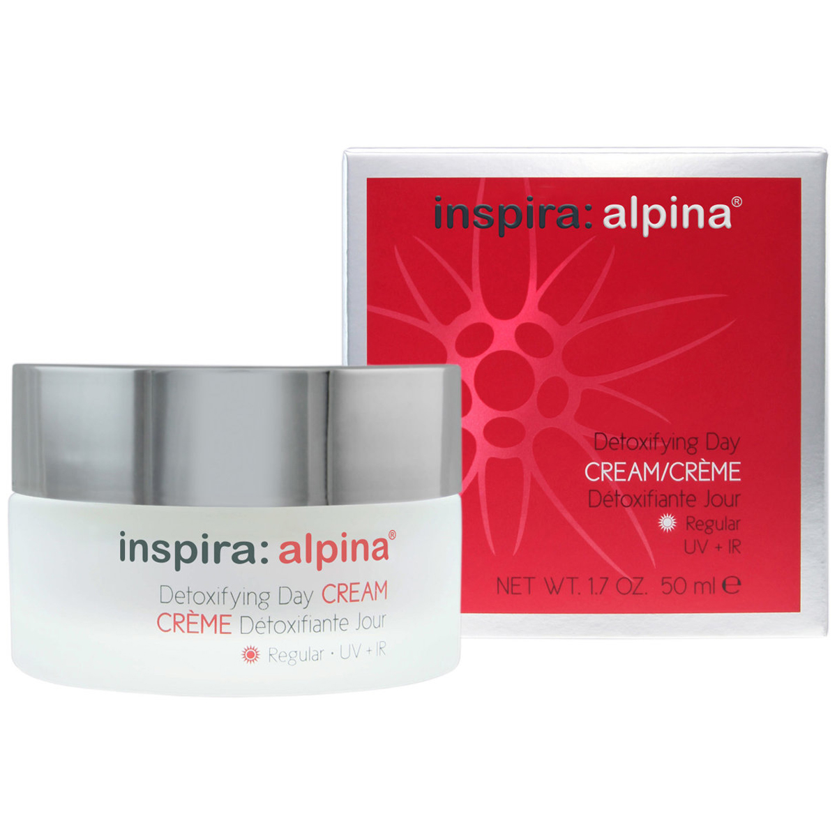 INSPIRA Детоксицирующий легкий увлажняющий дневной крем Detoxifying Day Cream Regular, 50 мл