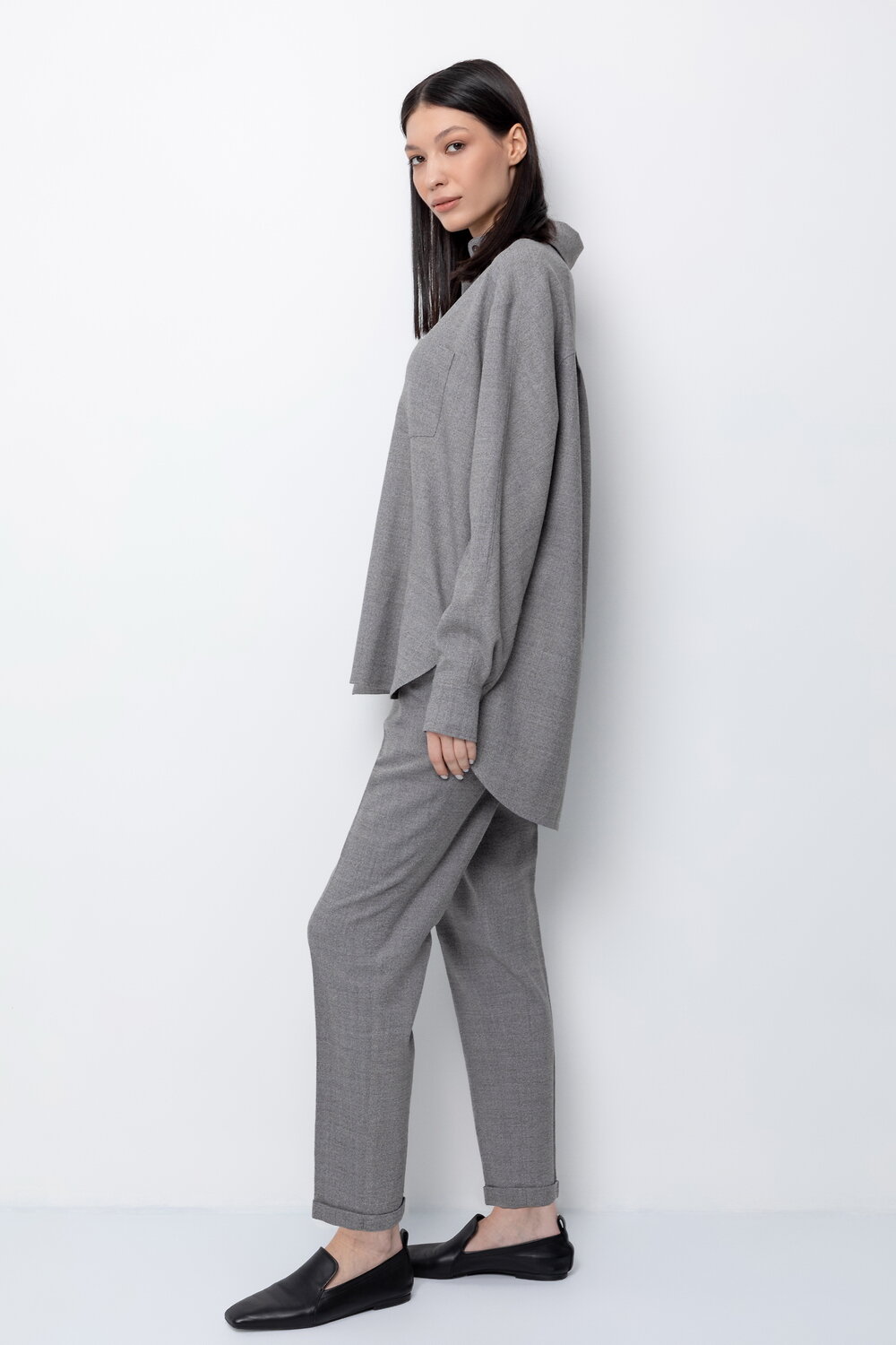 ст. цена6667руб.! VERY NEAT Брюки ЕТ 40010серо-голубой меланж