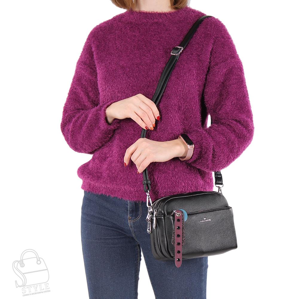 Сумка женская 87052 black Valle Mitto/30 в Новосибирске