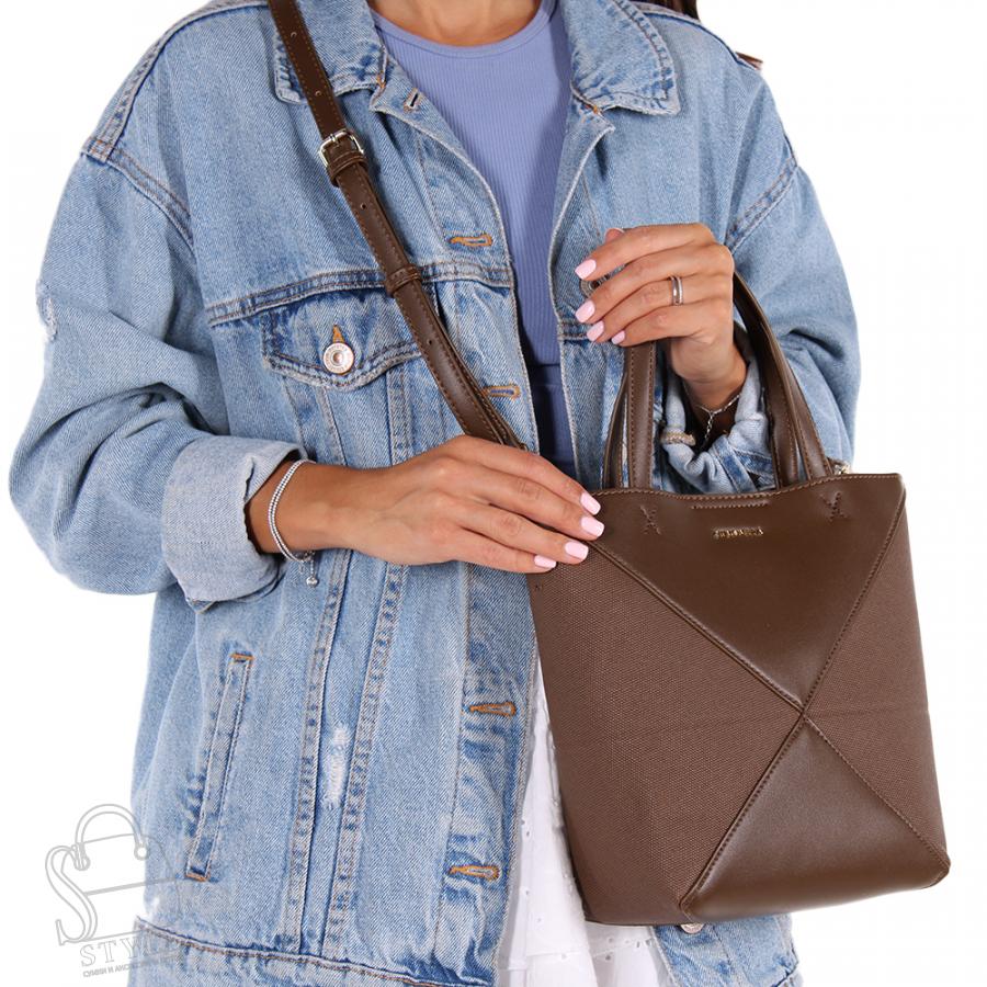 Сумка женская 012311151 coffee Chrisbella/30