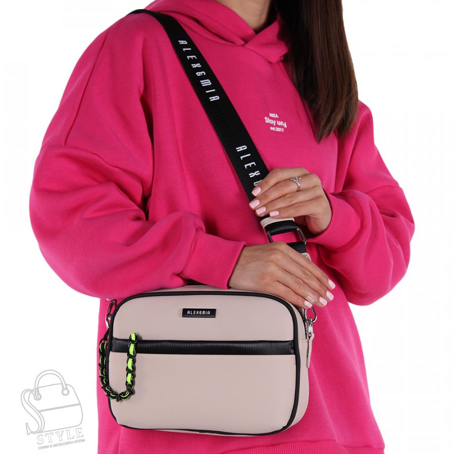 Сумка женская 8879CD beige Alex&Mia/30 в Новосибирске