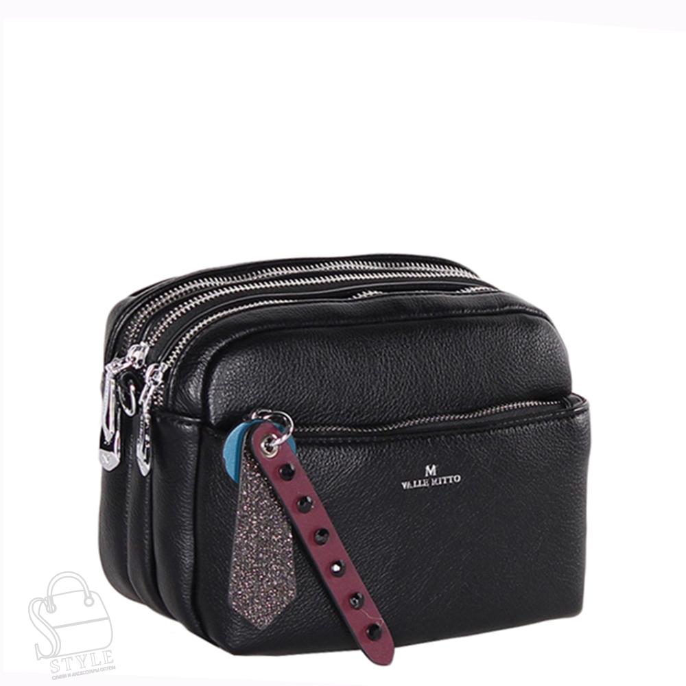 Сумка женская 87052 black Valle Mitto/30 в Новосибирске