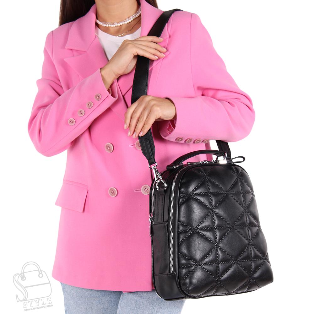 Рюкзак женский 575338-3 black Velina Fabbiano/50 в Новосибирске
