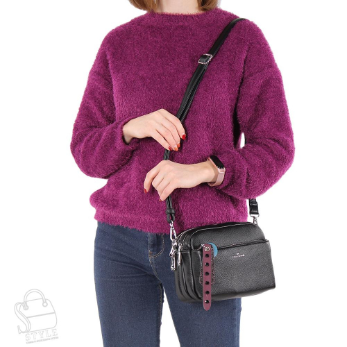Сумка женская  87052 black Valle Mitto/30 в Новосибирске