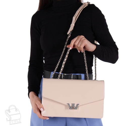 Сумка женская кожаная 945TH apricot Polina&Eiterou/30