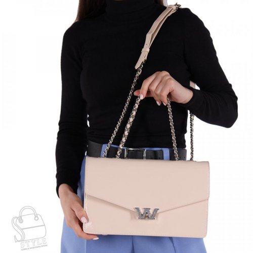 Сумка женская кожаная 945TH apricot Polina&Eiterou/30