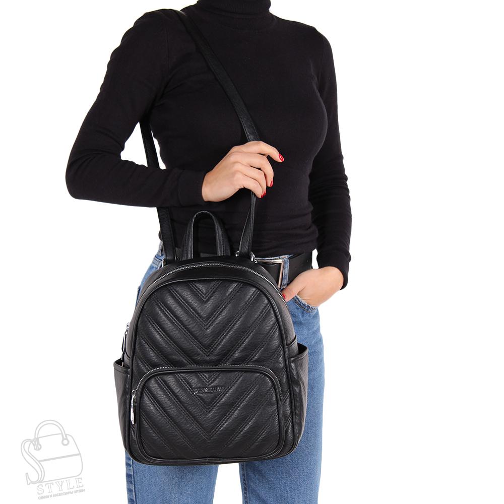 Рюкзак женский 3405-401 black Polina&Eiterou/50