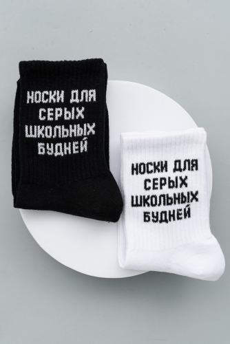 Носки детские Школьные будни (набор 3 пары)
