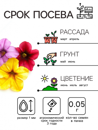 Семена цветов Петуния 
