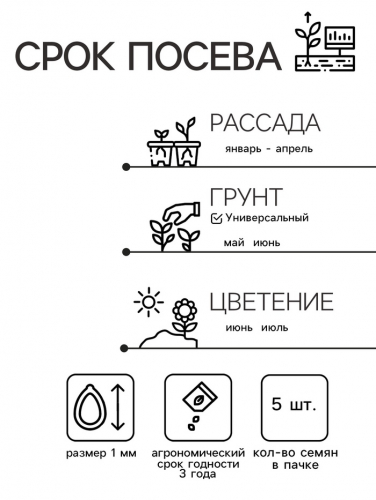 Семена цветов Петуния 