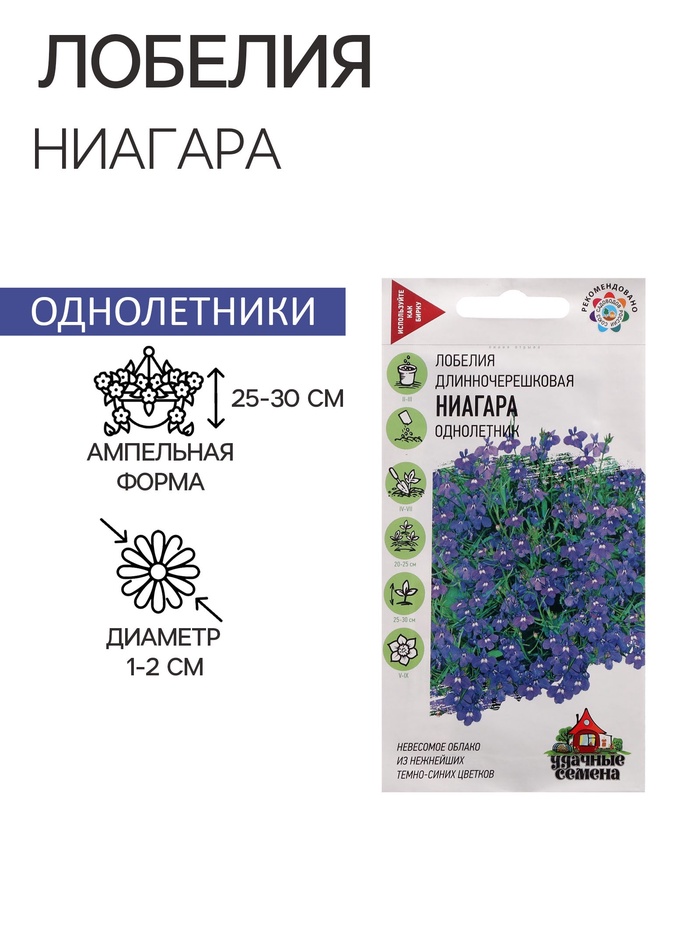 Семена Лобелия ампельная