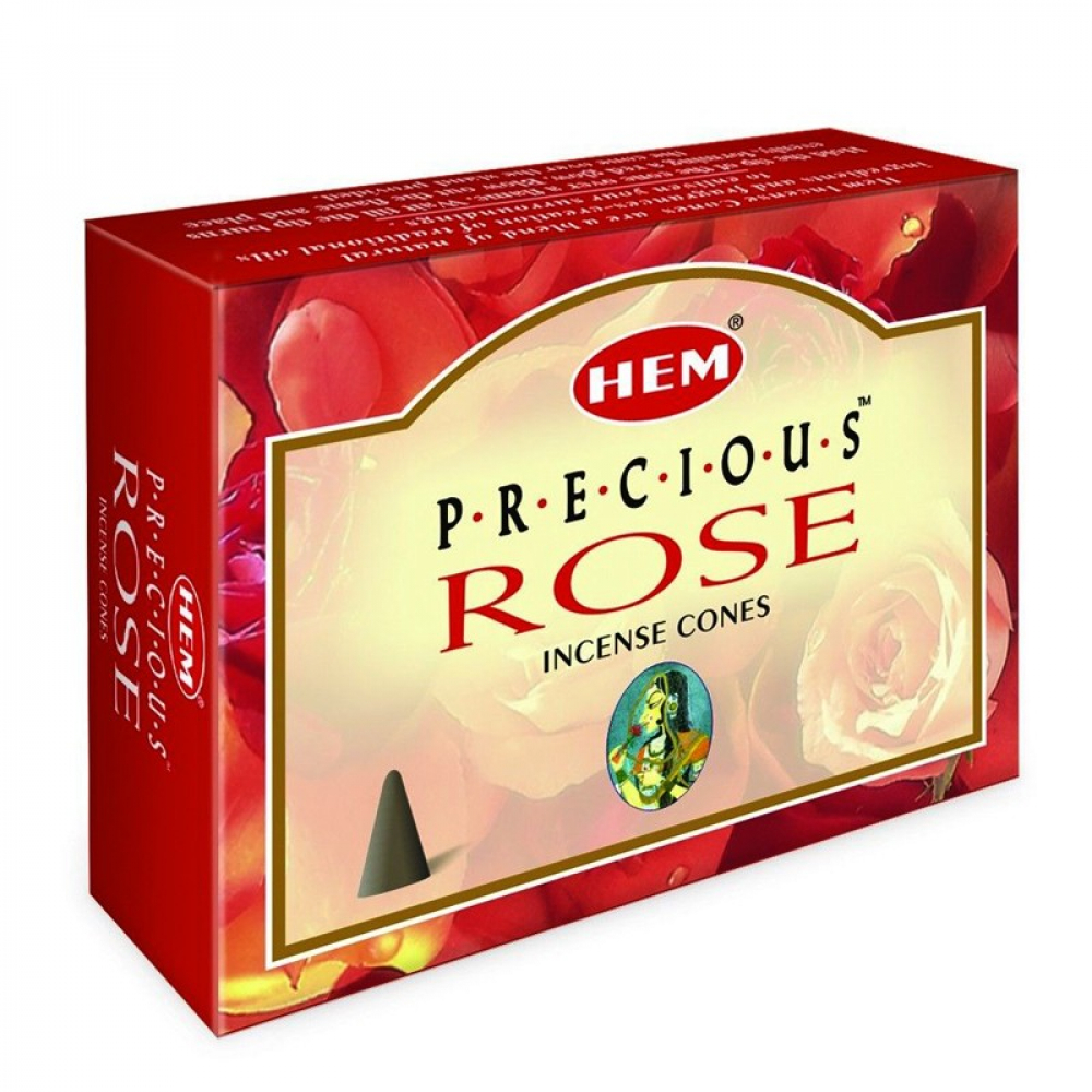 HEM Precious Rose Cones Благовоние конусы Роза10шт