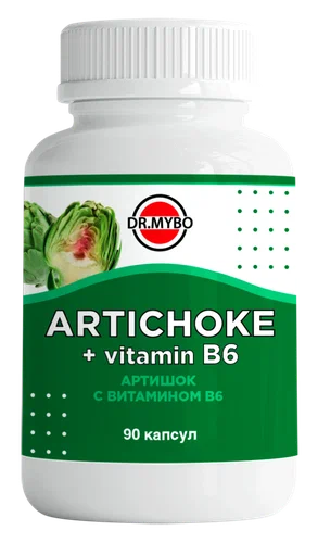 DR. MYBO Artichoke+vitamin B6 Артишок с витамином В6 90таб