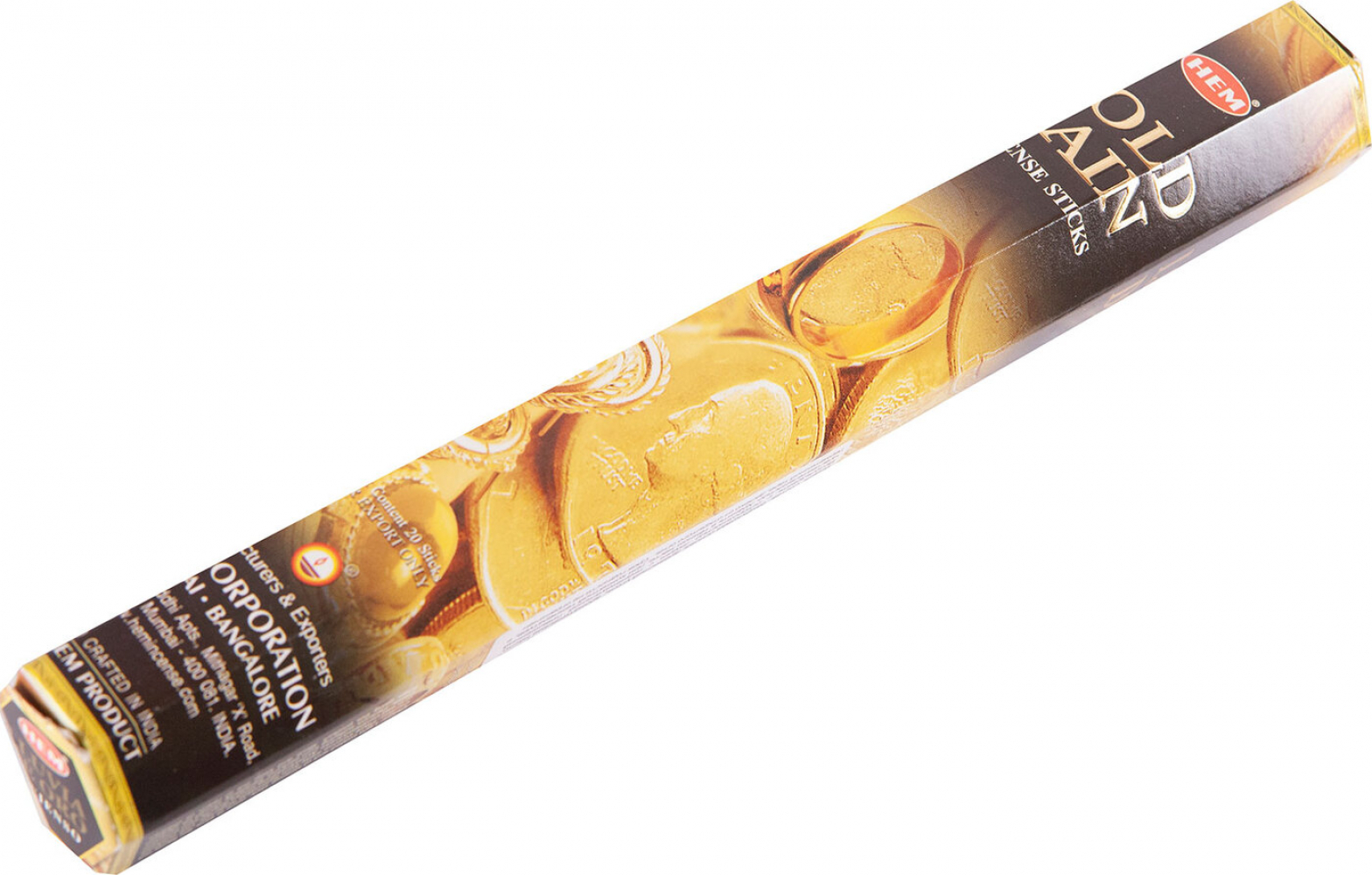HEM Gold Rain Hexa Благовоние Золотой Дождь 20 шт