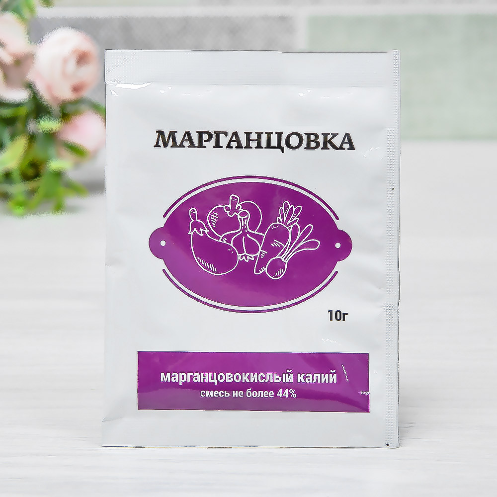 Марганцовка (перманганат калия) 10г Биотехнологии