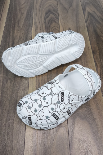 Кроксы женские арт.7521 (белый)