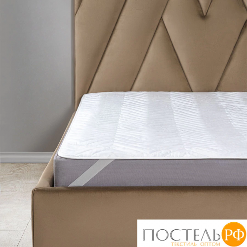 MedSleep DAO Стеганый Hаматрасник 90х200, 1пр,микробамбук/бамбук/микрово.; 200 гр/м2