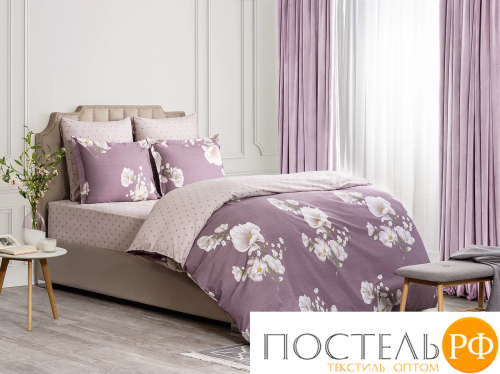 CASSIA МЕНДЕРЕС КПБ 200х210-1/215х250-1/50х70-2, 4 пр, хл./сатин
