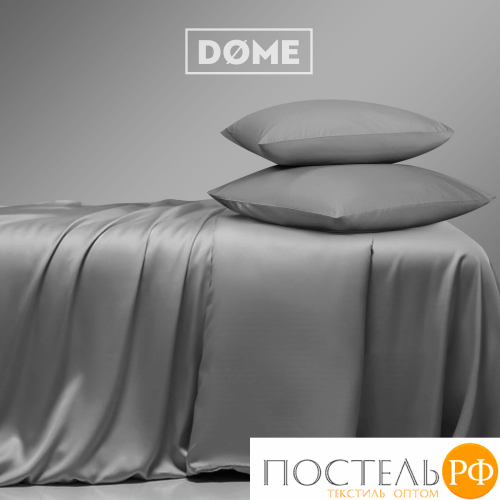 Dome ЛОРЕНО сер Пододеяльник 145х205, 1пр., хл/сат